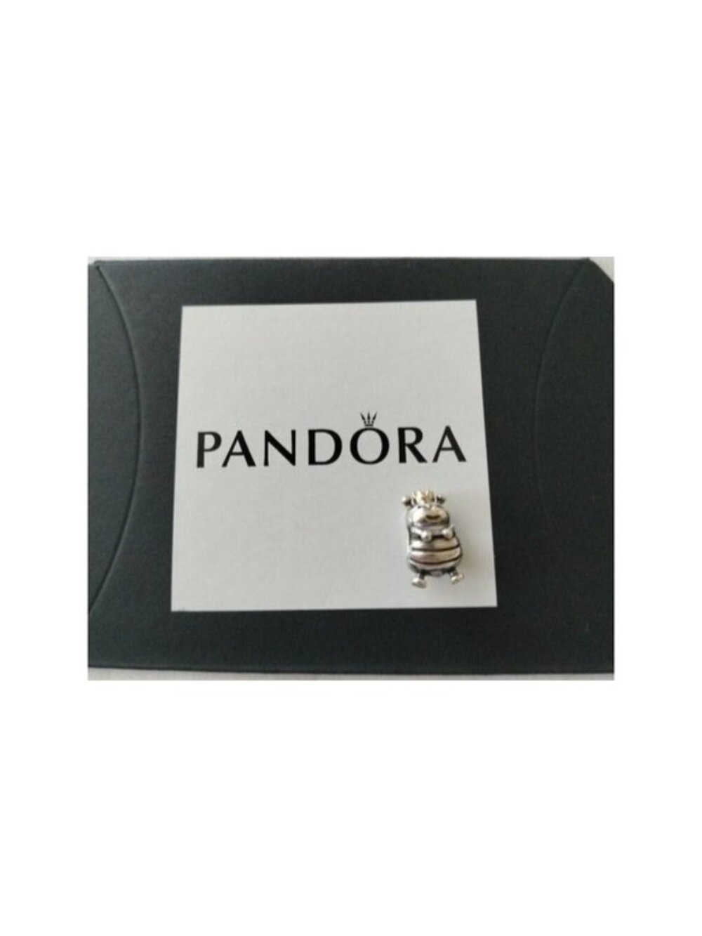 Pandora Retired Queen Bee 925 + 14 kt gold Charm ALE Sterling Silver 790227